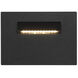 Peek 4 watt Black Outdoor Step Light